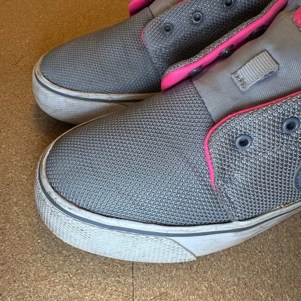 Nike SB Portmore Canvas GS Wolf Grey Hyper‎ Pink Sneakers Kids 5.5Y NO LACES
